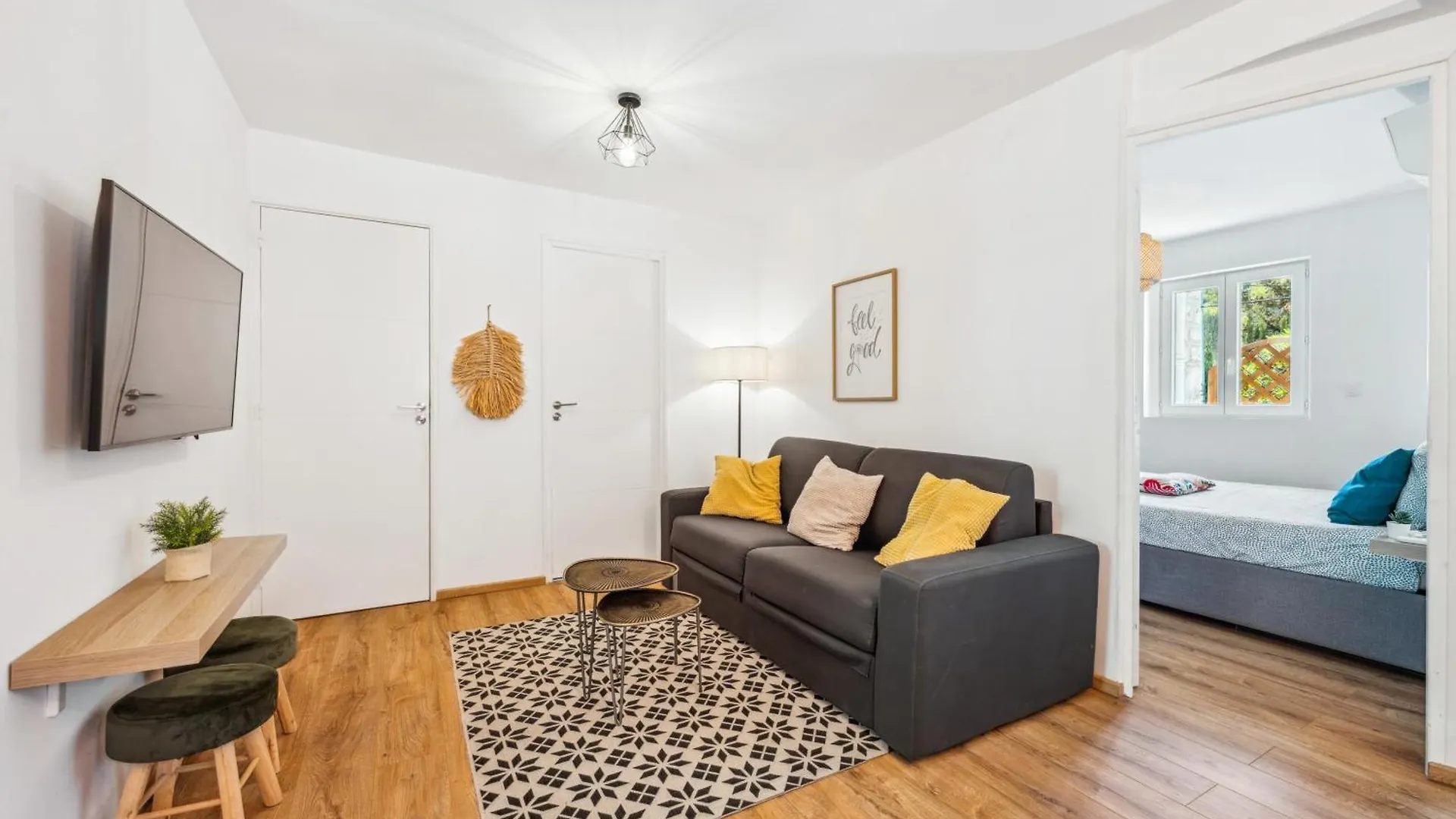 Cosy & Chill Appartements - 10 Min De La Mer - Jardin, Netflix, Terrasse, Fibre & Parking Cagnes-sur-Mer
